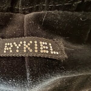 Sonia Rykiel Black Wide Leg Pants